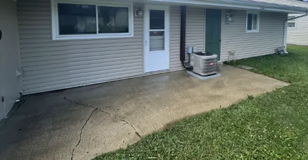 Exterior house after painting