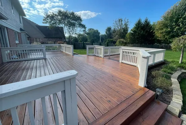 Fence after staining