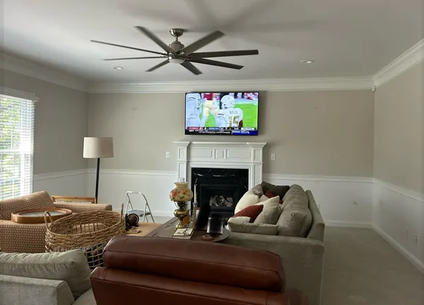 Interior room before painting