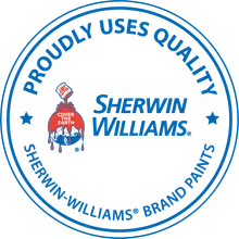 Proudly uses quality Sherwin-Williams brand paints